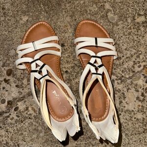 Cat and Jack White Strappy Sandals